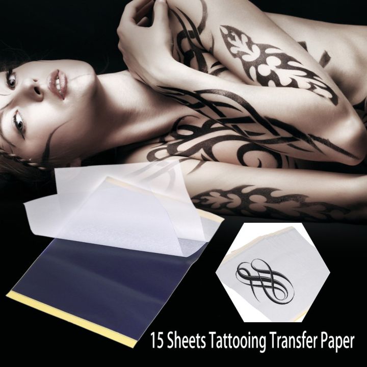 แบ่งขาย-10-ชุด-กระดาษลอกลายสัก-tattoo-heat-transfer-stencil-paper-สำหรับเครื่องปริ้น-sticko-m08f