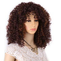 Amir Brown Wig Synthetic Curly wig for Women With Baby Hair Wigs Cosplay Perruque Black Blonde Burdy wig