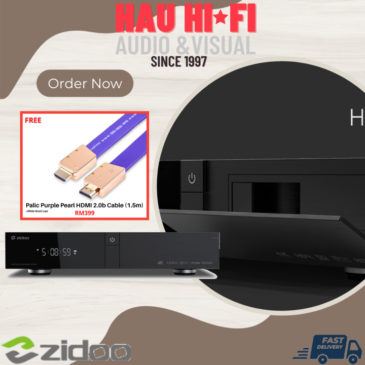 Zidoo Z1000 Pro 4K UHD Android Media Player + Free Gift | Lazada