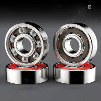 8pcs 608 Mute Roller Skate Wheel Bearing Anti Rust Skateboard Ball Bearings Shaft Quiet with Sealing Cover for Outdoors Sport