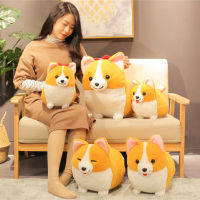 38/45/60 ซม. Lovely Corgi Dog Plush ของเล่นตุ๊กตาสัตว์หมอนการ์ตูนน่ารักคริสต์มาสของขวัญเด็ก Kawaii วาเลนไทน์ปัจจุบัน-rangse22