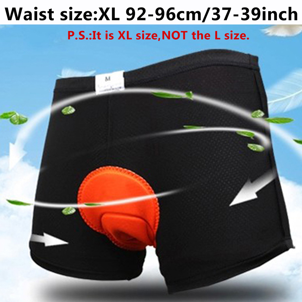 Men Bicycle Cycling Bike Short Underwear Pants Gel 3D Padded Coolmax L/XL/XXL UK 