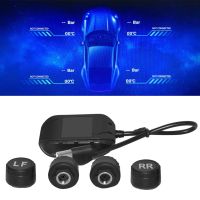 Android USB Tire Pressure Monitoring System TPMS for Car Radio DVD Player Tyre External Sensor Leaking Low/high Pressure Alarm