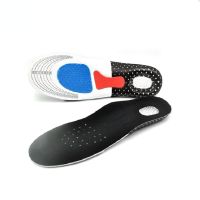 Sport Running Silicone Gel Insoles For Feet Man Women Shoes Sole Orthopedic Pad Massaging Shock Absorption Arch Support Shoes Accessories