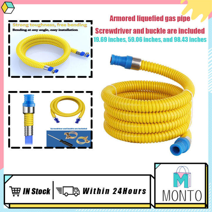 0.5/1.5/2.5 Meters Universal LPG Gas Stove Hose Flexible LPG Hose with