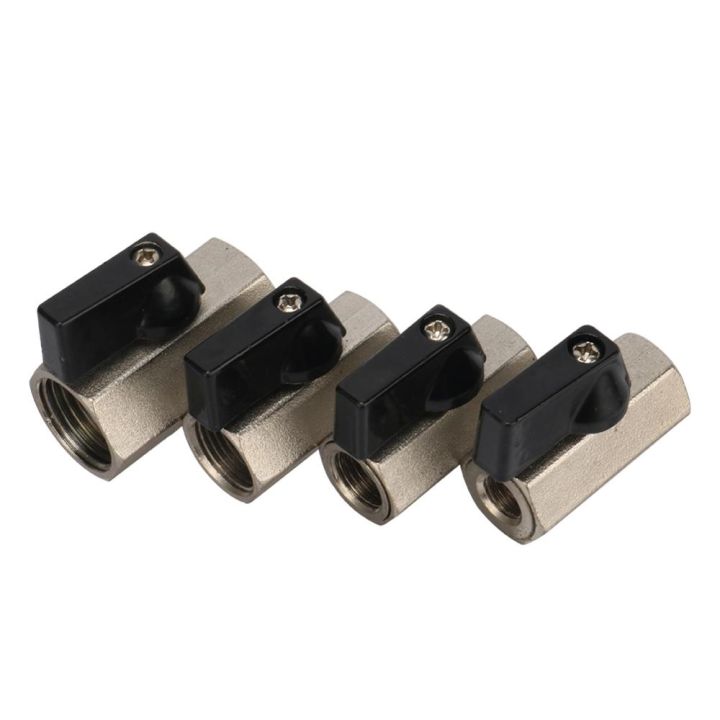 garden-1-8-quot-1-4-quot-3-8-quot-1-2-quot-female-thread-mini-brass-ball-valve-bsp-thread-air-compressor-switch-water-shut-off-switch-2-pcs