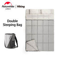 Naturehike Outdoor Camping Hiking ถุงนอนผ้าฝ้ายคู่สำหรับคู่รักพร้อมหมอน