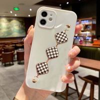 GLD1190 เคสโทรศัพท์มือถือ ของขวัญสำหรับผู้หญิง สายคล้องโทรศัพท์ Houndstooth ตกแต่งเคสโทรศัพท์ เชือกเส้นเล็กสำหรับโทรศัพท์มือถือ สายรัดป้องกันโทรศัพท์หาย ป้องกันการตกโทรศัพท์ เคสโทรศัพท์ห้อยสายห้อยโทรศัพท์ ห่วงโซ่โทรศัพท์มือถือ