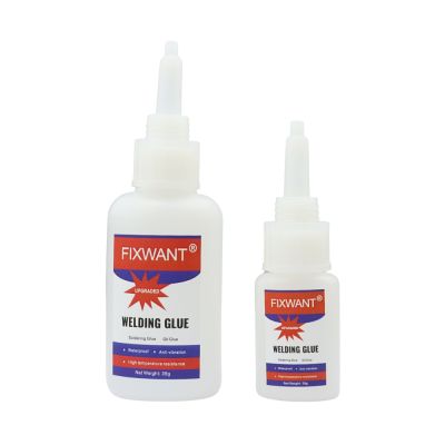 FIXWANT Welding Super Glue Plastic Wood Metal Rubber Tire Shoes Repair Soldering Oil Glue Extra Strong Adhesive 10g / 35g