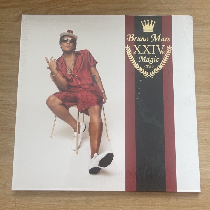 แผ่นเสียง-bruno-mars-24k-magic-vinyl-lp-album-เสียงมือหนึ่ง-ซีล