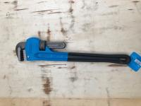 ประแจจับท่อแป๊บคอม้าขาเดี่ยวด้ามหุ้มยาง ขนาด 18 นิ้ว Pipe Wrench Dipped Handle 400mm ยี่ห้อ BERENT รุ่น BT1164