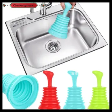 Small Toilet Plunger Kitchen Sink Drain Unblock Suction Cup Toilet