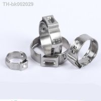 ❐❐ 100pcs/lot pipe clamp 6.5mm to 21mm Stainless Steel 304 Single Ear Hose Clamps Single 24 kinds size