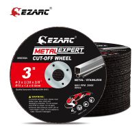 EZARC ตัดล้อ25ชิ้น75มม. X 1.6มม. X 9.5มม. ตัดล้อจานตัดโลหะและเหล็กกล้าไร้สนิมสำหรับเครื่องเจียร