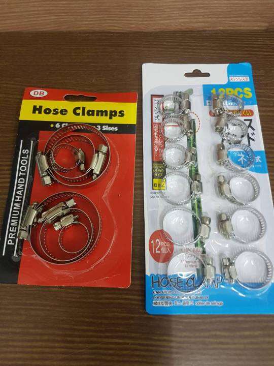 hose-clamps-เข็มขัดรัดท่อแสตนเลส-สำหรับงานรัดท่อสายยาง-ท่อพีวีซีให้มีความแน่นหนามากขึ้น-ป้องกันการรั่วซึม