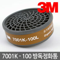 3M™ ตลับกรองไอระเหยของสารอินทรีย์และกรดแก๊ส รุ่น 7001K-100L