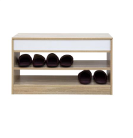 Shoes storage bench 2 tier for  6 Pairs size 80x35x45 cm.