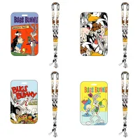 【CC】✇◕  Bugs Lanyard Push   Pull Credit Card ID Holder Student Bank Bus Business Cover Badge