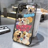 น่ารัก Corgi Apple 14/13 เคสโทรศัพท์มือถือ iPhone12pro สนุก xr/xsmax รวมทุกอย่าง 7/8plus โปร่งใส