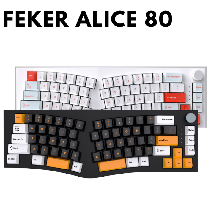 Feker Alice 80 3 Mode Wireless 80 Mechanical Keyboard kit hot