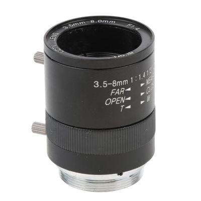 【Customer favorite】 F1.4 3.5-8มม. กล้อง CCTV ซูมด้วยตนเองสำหรับกล้องซีซีดี1MP 1/3