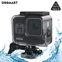 ORBMART 60M เคสกันน้ำสำหรับ Gopro Hero 8สีดำดำน้ำป้องกันใต้น้ำ Dive Cover สำหรับ Go Pro 8อุปกรณ์เสริม