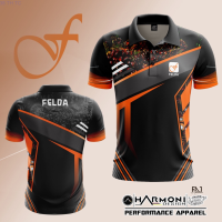 【high quality】  Baju Felda 3 | Sublimated Printed Polo Shirt