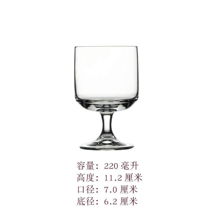 dihe-มหาอำมาตย์กระจกเทมเปอร์กับขา-แก้วซ้อน-แก้วไวน์แดง-แก้วเครื่องดื่ม-แก้ววิญญาณ