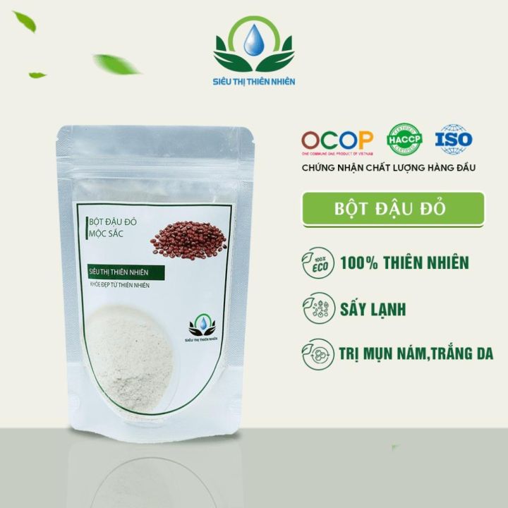 Bột Đậu Đỏ Mộc Sắc 100G Dùng Để Uống Và Dưỡng Da . | Lazada.Vn