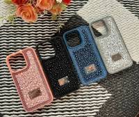 SWAROVSKI CASE เคสเพชรคริสตัล ล้อมมุก กันกระแทก iPhone 11/11 Pro Max/12/12Pro/12 Pro Max/13Pro Max14/14 plus/14Pro Max