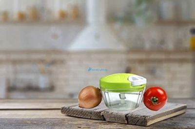 【ready stock】kitchen Manual Food Garlic Chopper Hand Pull Mincer Blender Meat Vegetable Cutter Kitchen Tools