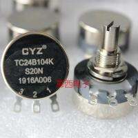 Original/2022 ✆❂ RV24YN20S B104คุณภาพสูง Potentiometer TC24B104K ความถี่ตัวแปรความเร็วความต้านทานความแม่นยำวงกลมเดี่ยว