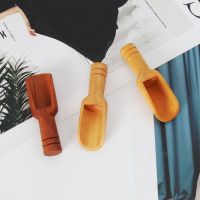 Wooden Small Little Mini Scoop Salt Sugar Coffee Spoon Kitchen Tool Serving Utensils