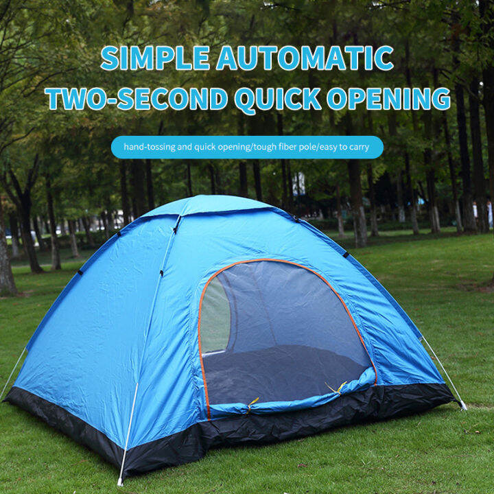 Tenda Camping Pe 6 Kapasitas 4 6 Orang Tenda Otomatis Outdoor And Indoor Tenda Gunung Lazada 5455