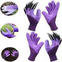 【CW】 Plastic Garden Gardening Gloves Digging Planting 4 Claws Working Accessories Hot Selling New