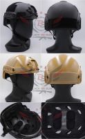 Fast (หมวกฟาส) (Fast Helmet MH type) รุ่น Strandard Version No holes  น้ำหนัก : 450 กรัม ขนาด : กว้าง 27.5cm. ยาว 18cm.  คุณสมบัติ ： #ตัวหมวกผลิตจากวัสดุคุณภาพ แข็งแรงท