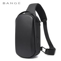 【YF】 New Multifunções USB Crossbody Bolsa de Ombro Homem Impermeável Viagem Sling Messenger Pack Peito for Male