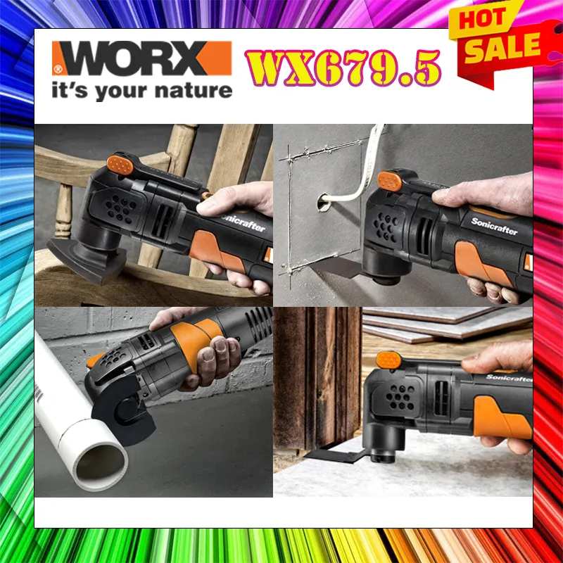 WORX WX679.5 250W CORDED UNIVERSAL HYPWELOCK OSCILLATING MULTI