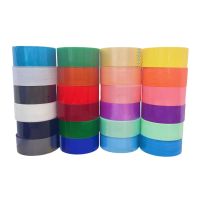 ▼✻☢ 24 Pieces Interesting Sticky Ball Tape Decompression Toys Decorative Mixed Color Colored Tapes for Adult Ornament Card Making