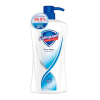 พร้อมจัดส่ง เซฟการ์ด ครีมอาบน้ำแอนตี้แบคทีเรีย เพียว ไวท์ 650 มล. Safeguard Pure White Antibacterial Body Wash 650 ml โปรโมชั่นพิเศษ มีเก็บเงินปลายทาง