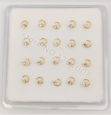 20pcsbox 925 sterling silver Nose Bone Nose piercing jewelry