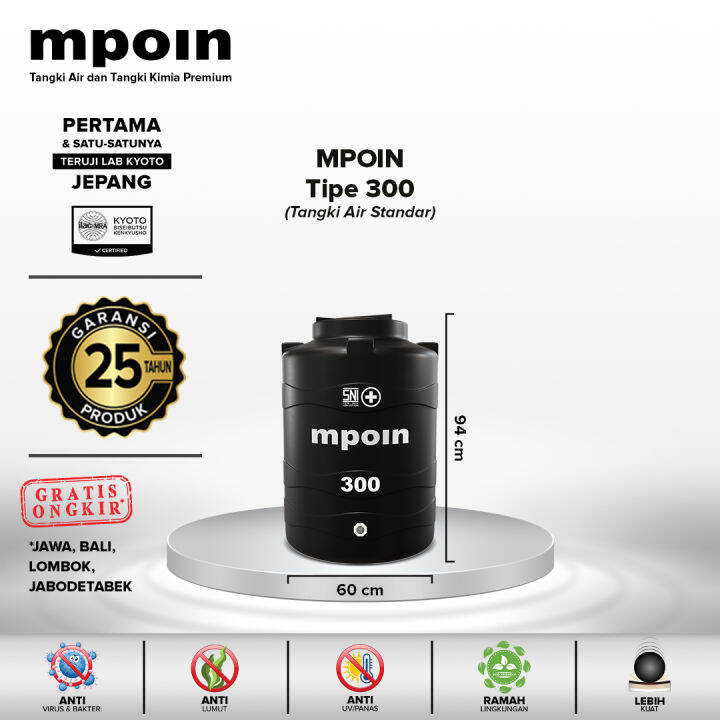 Mpoin Plus L Sni Tangki Air Tandon Air Toren Anti Lumut Garansi