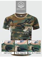 ；’；‘、。 Outdoor Camouflage Shirts Camping Tactical T-Shirts Men Hiking Hunting Quick Dry Short Sleeve Army Camo Military Shirts