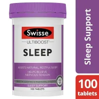 การันตี [แท้100%] Swisse Ultiboost Sleep 100 Tablets สำหรับผู้ที่มีปัญหาเรื่อง การนอนหลับ By ฟินฟินเฟรส