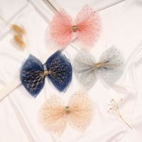 [COD] version of the new childrens hairpin mesh knot headdress little girl bangs clip hair wholesale