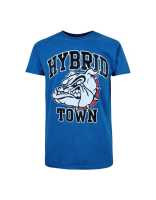 Hybrid T-shirt Men  ไฮบริดเสื้อยืดผู้ชายแขนสั้น สีน้ำเงิน(Blue)