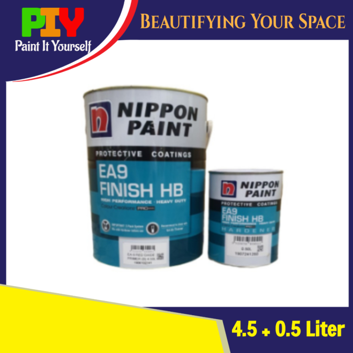 Nippon Paint Food Grade Epoxy EA9 Finish HB Cat Kolam Ikan 5L - 5 Liter ...