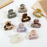 2022 Girls Leopard Crab Accessories Clamp Chic For Women Barrettes Clip Acetate Hair