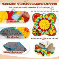 สุนัข SnuffleMat Sniff Mat จมูกทำงาน Feeding Mat SnuffleMat Feeding Mat ปริศนาส่งเสริมธรรมชาติ Foraging ทักษะ