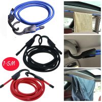 【YD】 1.5M Elastic Adjustable Tension Car Clothesline Luggage Lashing Buckle Rope Motorcycle